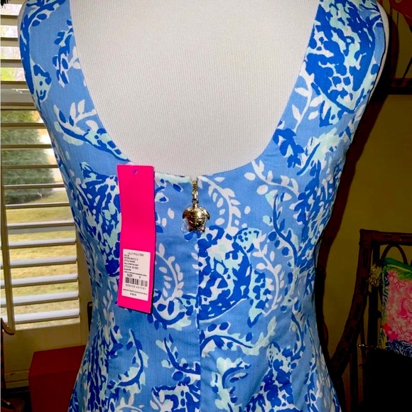 Lilly Pulitzer NWT Mila Stretch Shift Dress Turtley Awesome $188 Size 00,0,4 - Picture 11 of 11